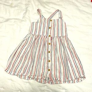 Red, white, and blue linen dress